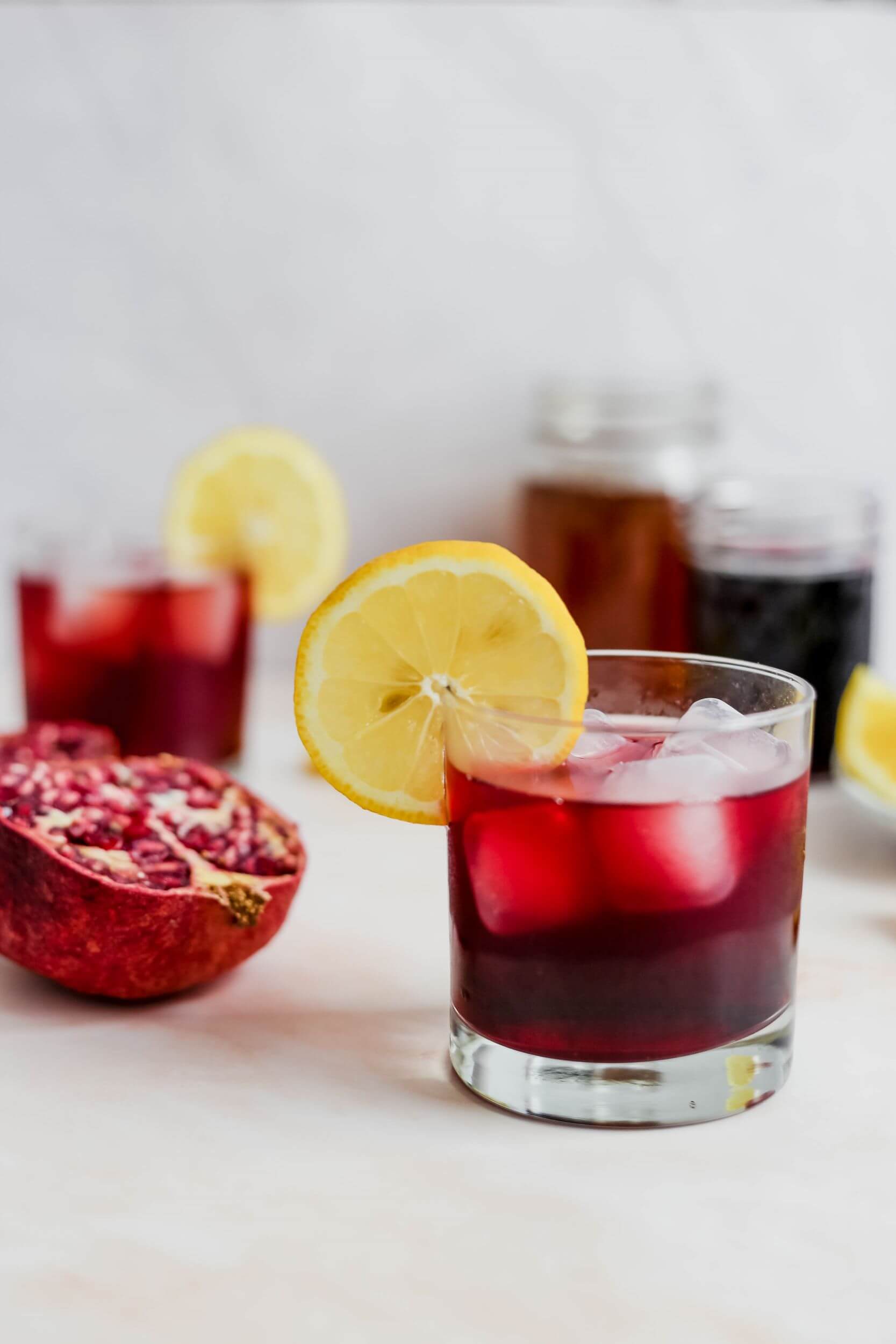 Pomegranate Iced Green Tea